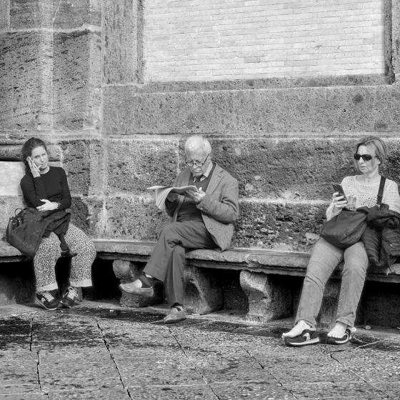 Auf der Bank